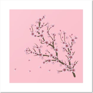 Cherry Blossom Branch Posters and Art
